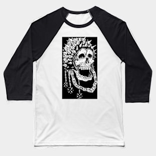 skull pin Baseball T-Shirt